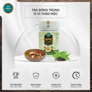 Trà Đông Trùng 13 Vị Thảo Mộc KCV