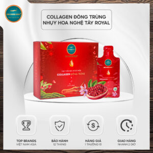 Đông Trùng Nhụy Hoa Nghệ Tây Collagen Royal Kim Cương Vàng