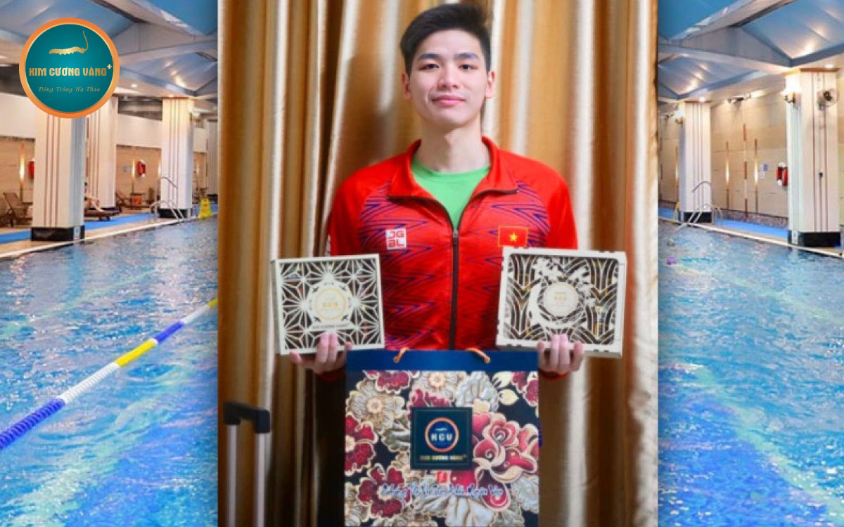 Nguyễn Hữu Kim Sơn dùng đông trùng hạ thảo Kim Cương Vàng