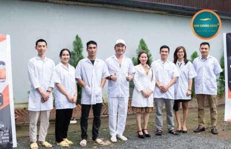 đông trùng hạ thảo kim cương vàng tiến luật xưởng sản xuất